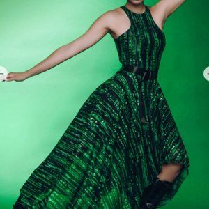 Blackmilk Matrix Code Dance Student Dress! ~ EUC! ~ RARE ~